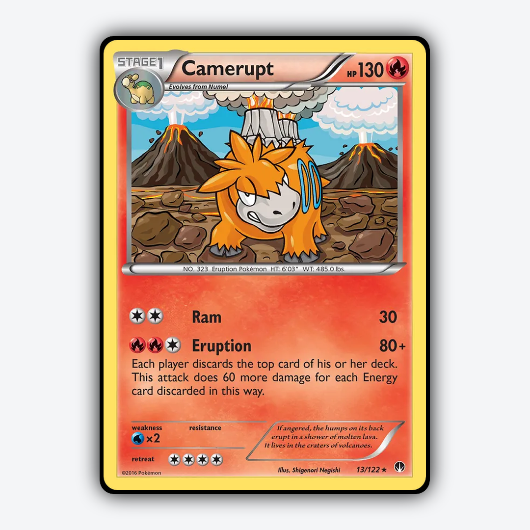 Camerupt 013/122 - BREAKpoint Set - Card Rug