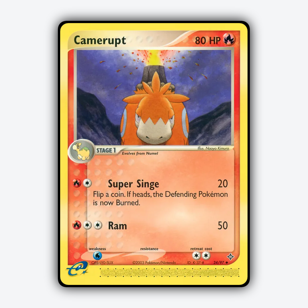 Camerupt 024/97 - Dragon Set - Card Rug