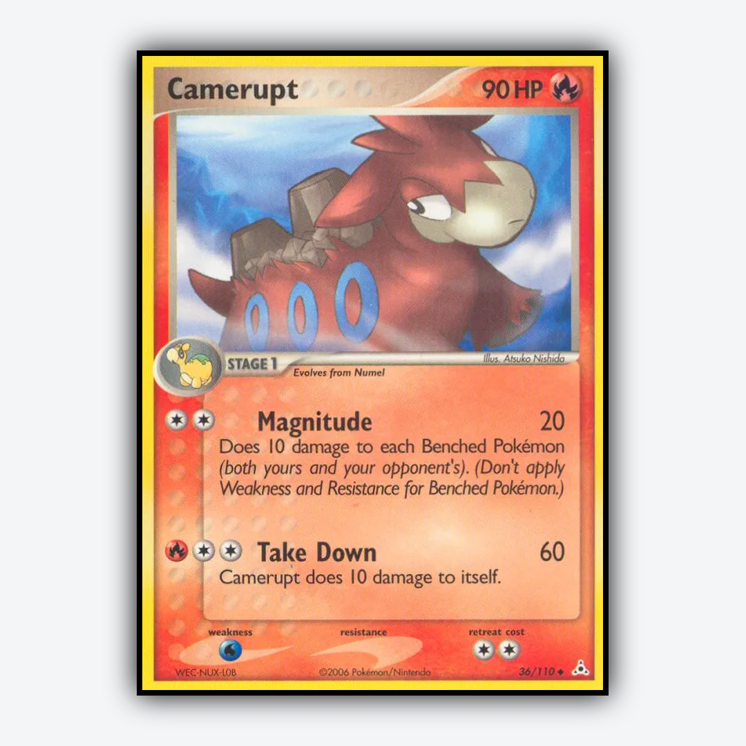 Camerupt 036/110 - Holon Phantoms Set - Card Rug