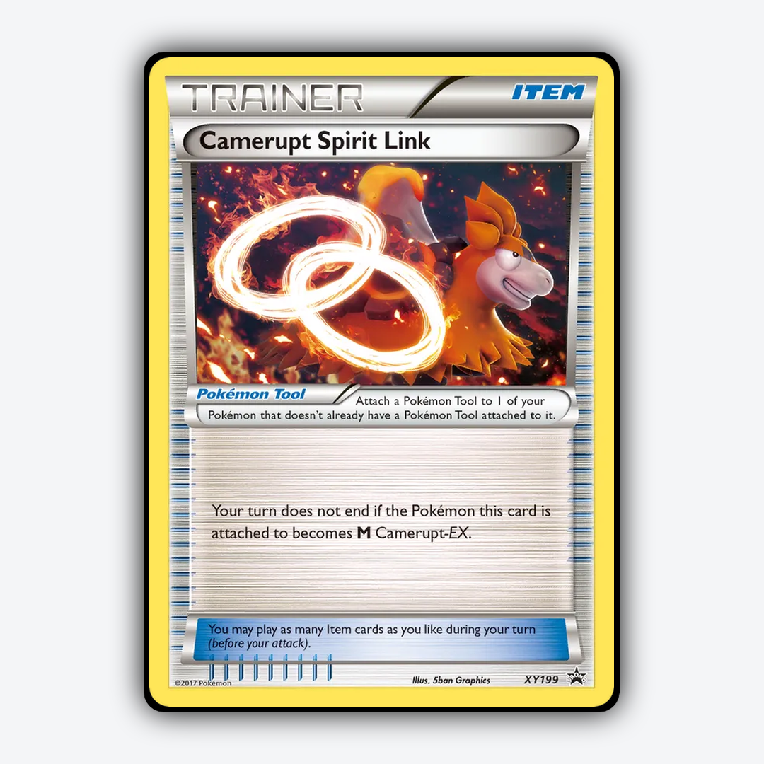 Camerupt Spirit Link #199 - XY Black Star Promos Set - Card Rug