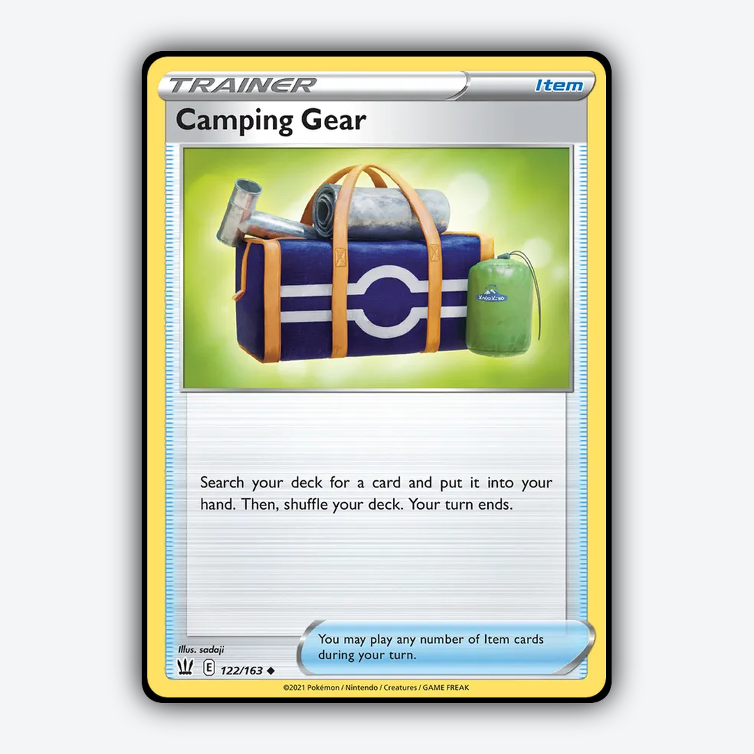 Camping Gear 122/163 - Battle Styles Set - Card Rug