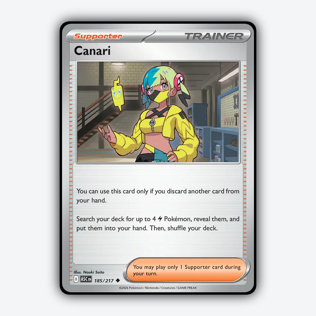 Canari 185/217 - Ascended Heroes Set - Card Rug