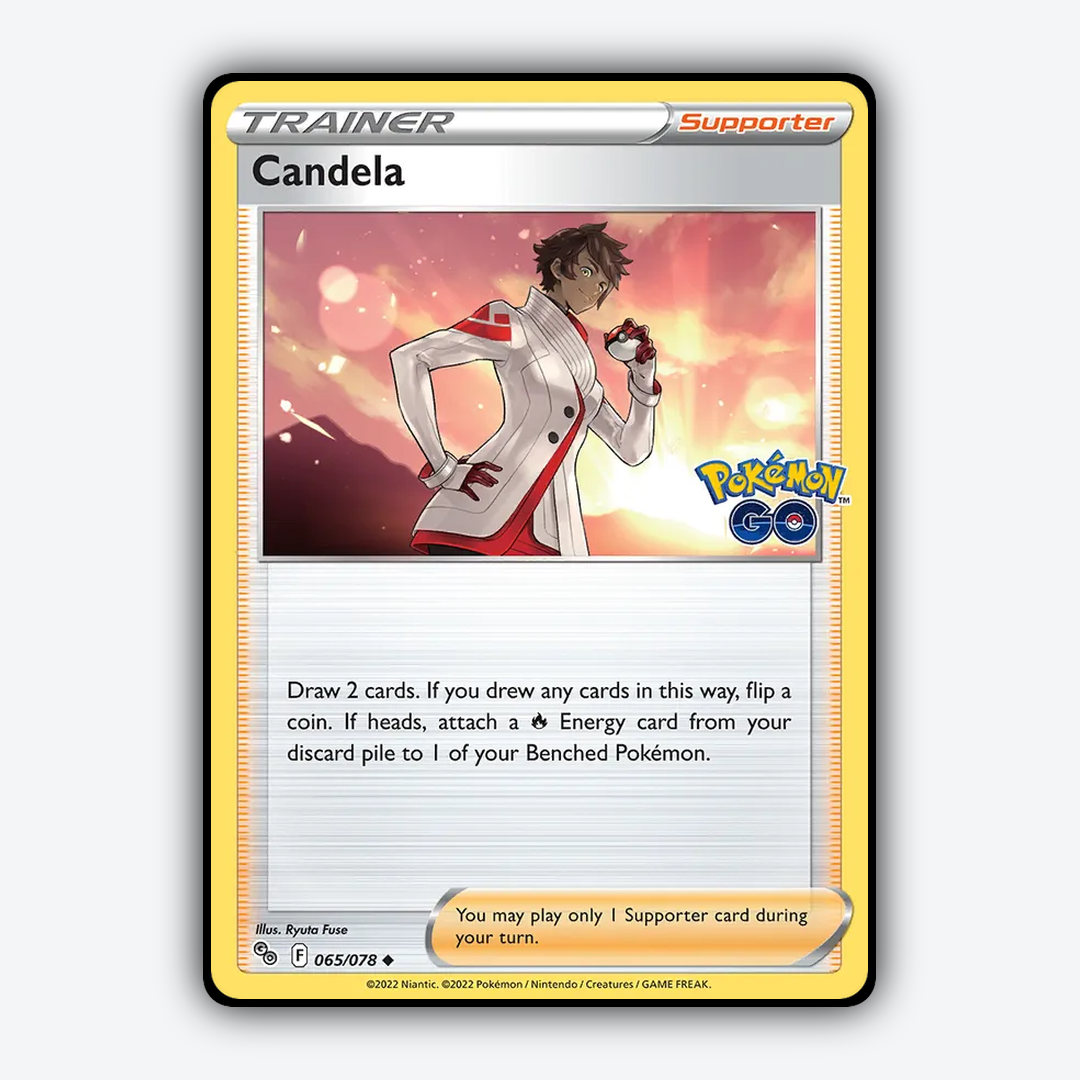 Candela 065/78 - Pokémon GO Set - Card Rug