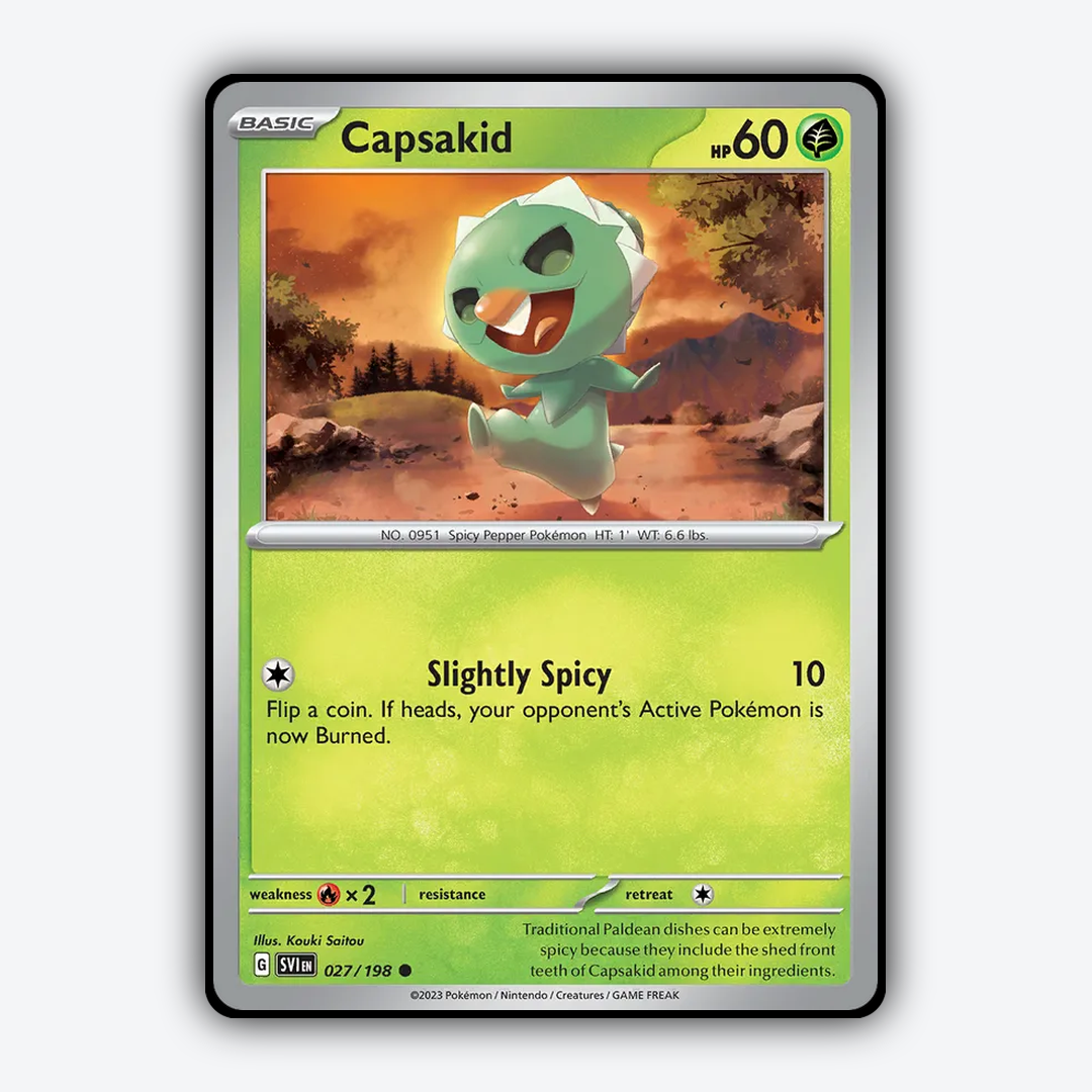 Capsakid 027/198 - Scarlet & Violet Set - Card Rug