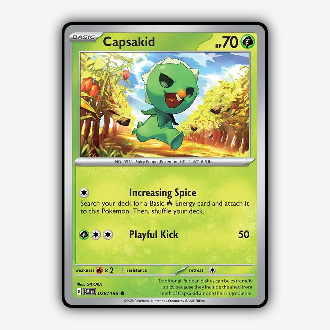 Capsakid 028/198 - Scarlet & Violet Set - Card Rug
