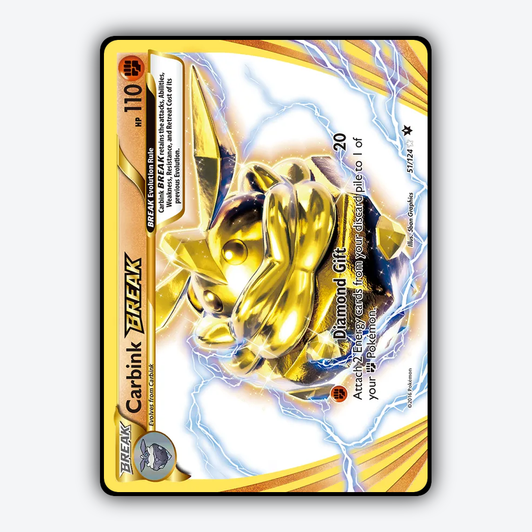 Carbink BREAK 051/124 - Fates Collide Set - Card Rug