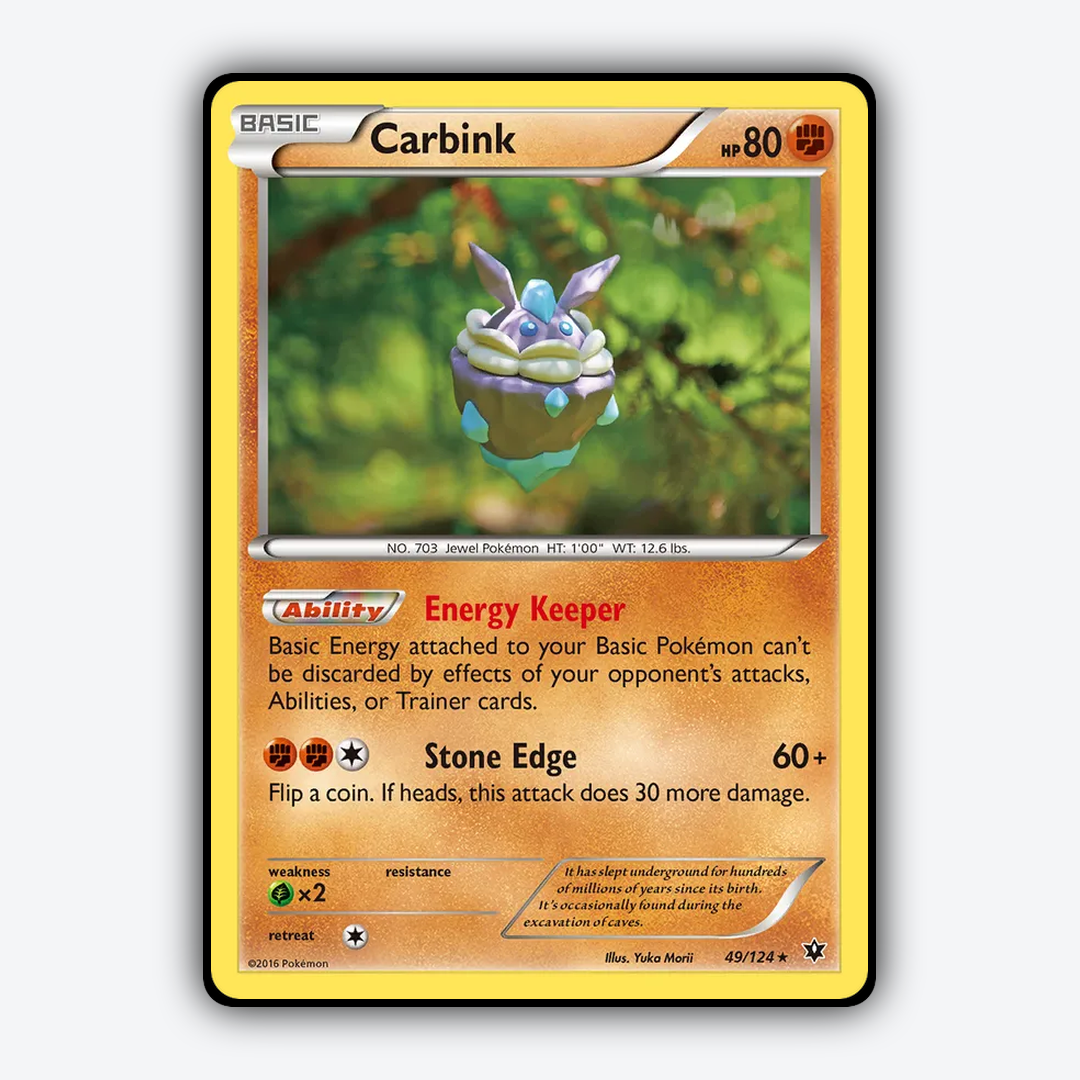 Carbink 049/124 - Fates Collide Set - Card Rug