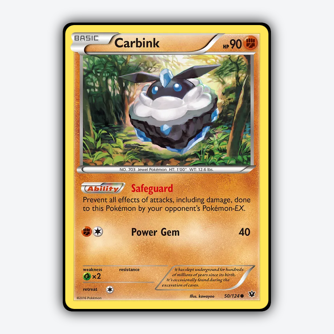 Carbink 050/124 - Fates Collide Set - Card Rug