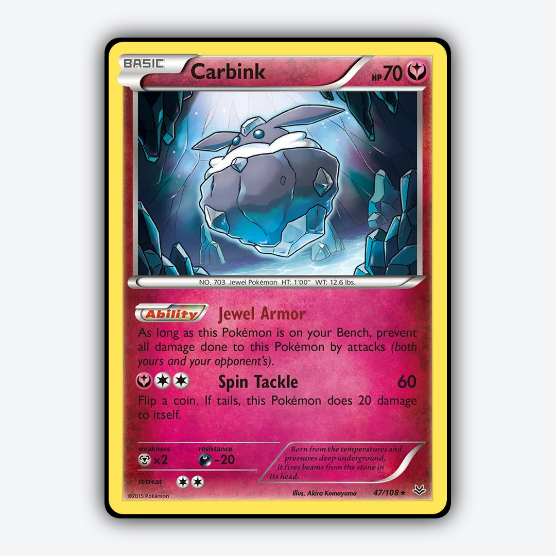 Carbink 047/108 - Roaring Skies Set - Card Rug