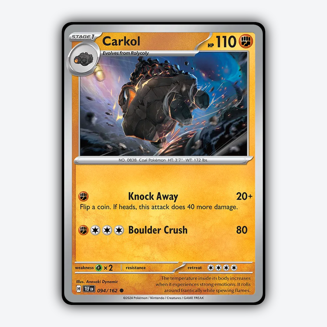 Carkol 094/162 - Temporal Forces Set - Card Rug