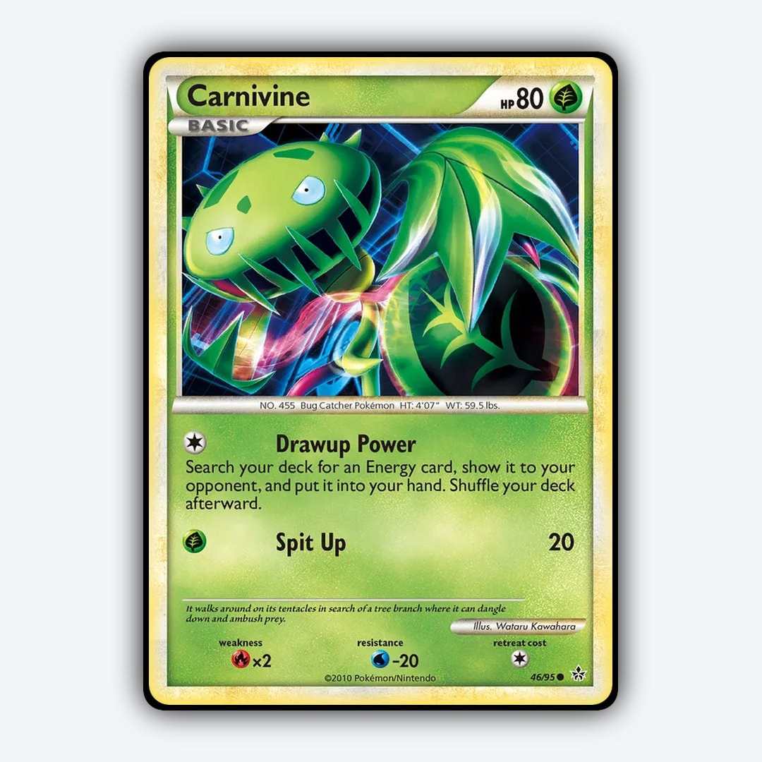 Carnivine 046/95 - HS—Unleashed Set - Card Rug