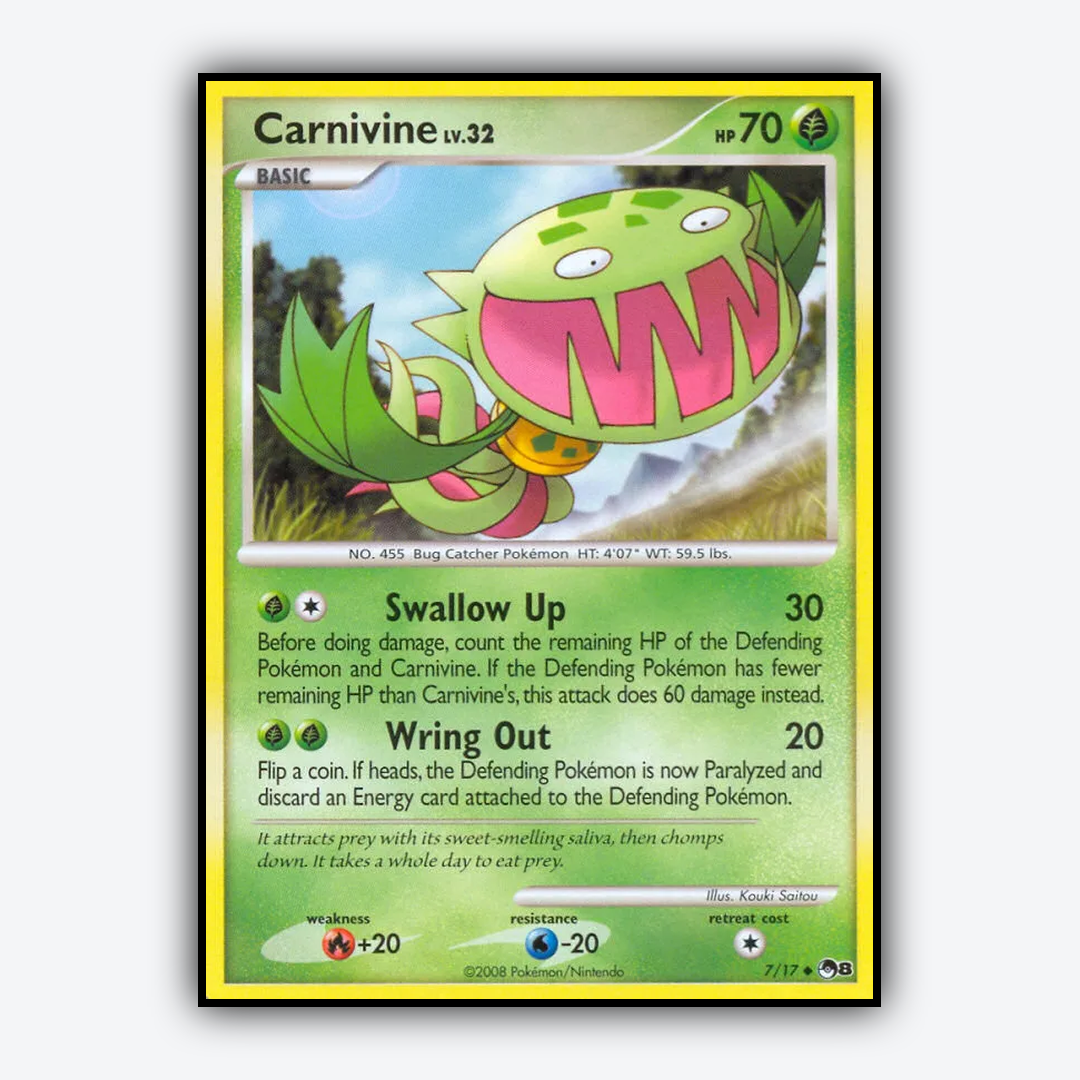 Carnivine 007/17 - POP Series 8 Set - Card Rug