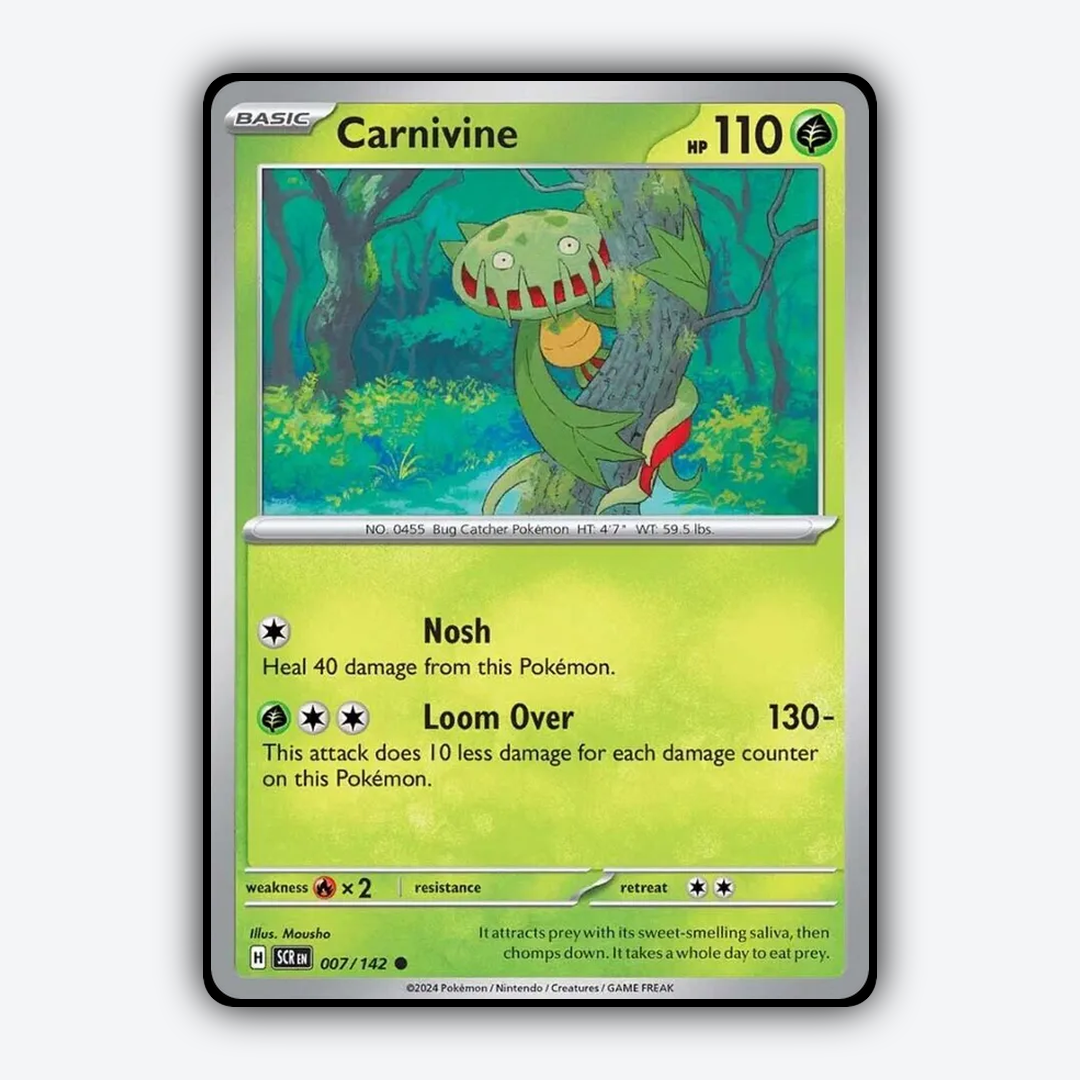 Carnivine 007/142 - Stellar Crown Set - Card Rug