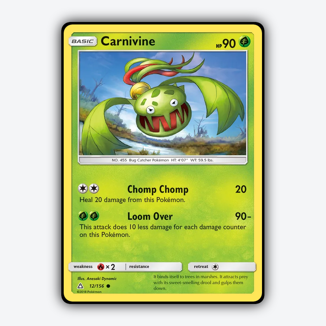 Carnivine 012/156 - Ultra Prism Set - Card Rug