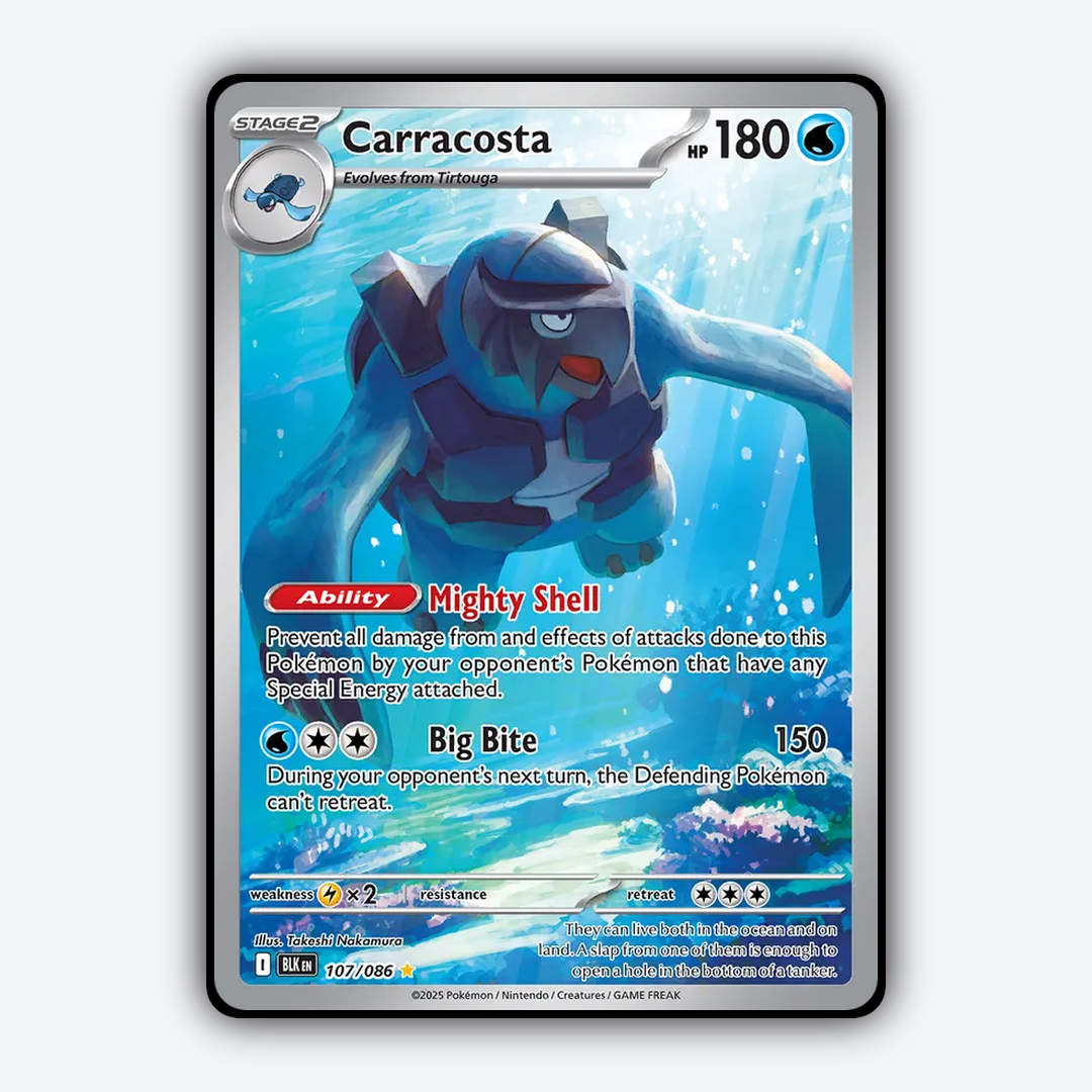 Carracosta #107 - Black Bolt Set - Card Rug
