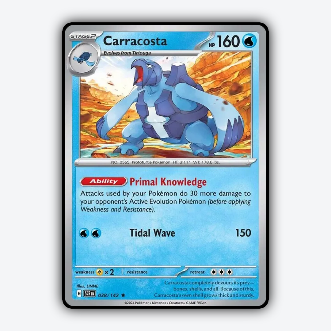 Carracosta 038/142 - Stellar Crown Set - Card Rug