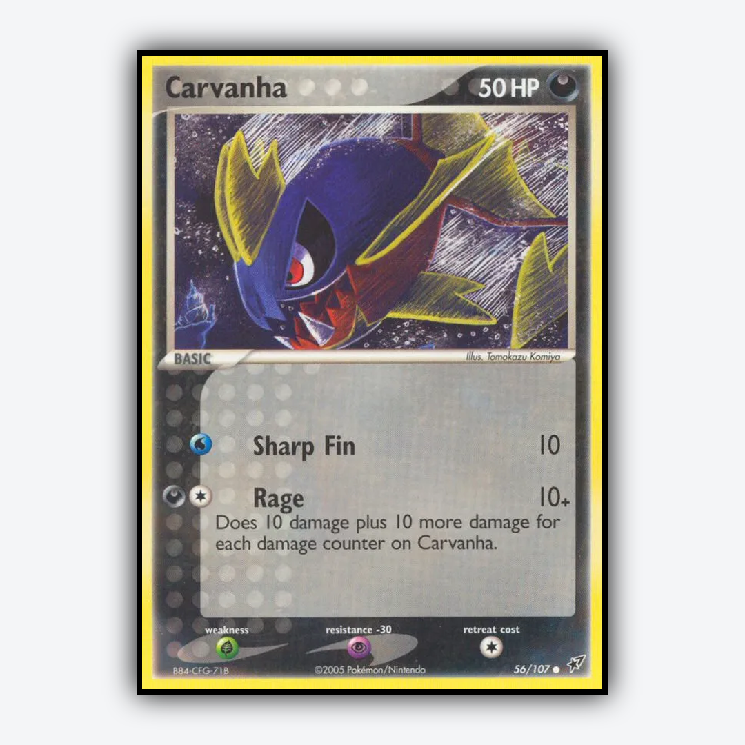 Carvanha 056/107 - Deoxys Set - Card Rug