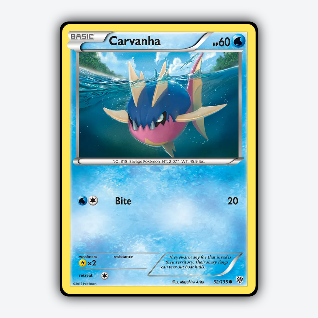Carvanha 032/135 - Plasma Storm Set - Card Rug