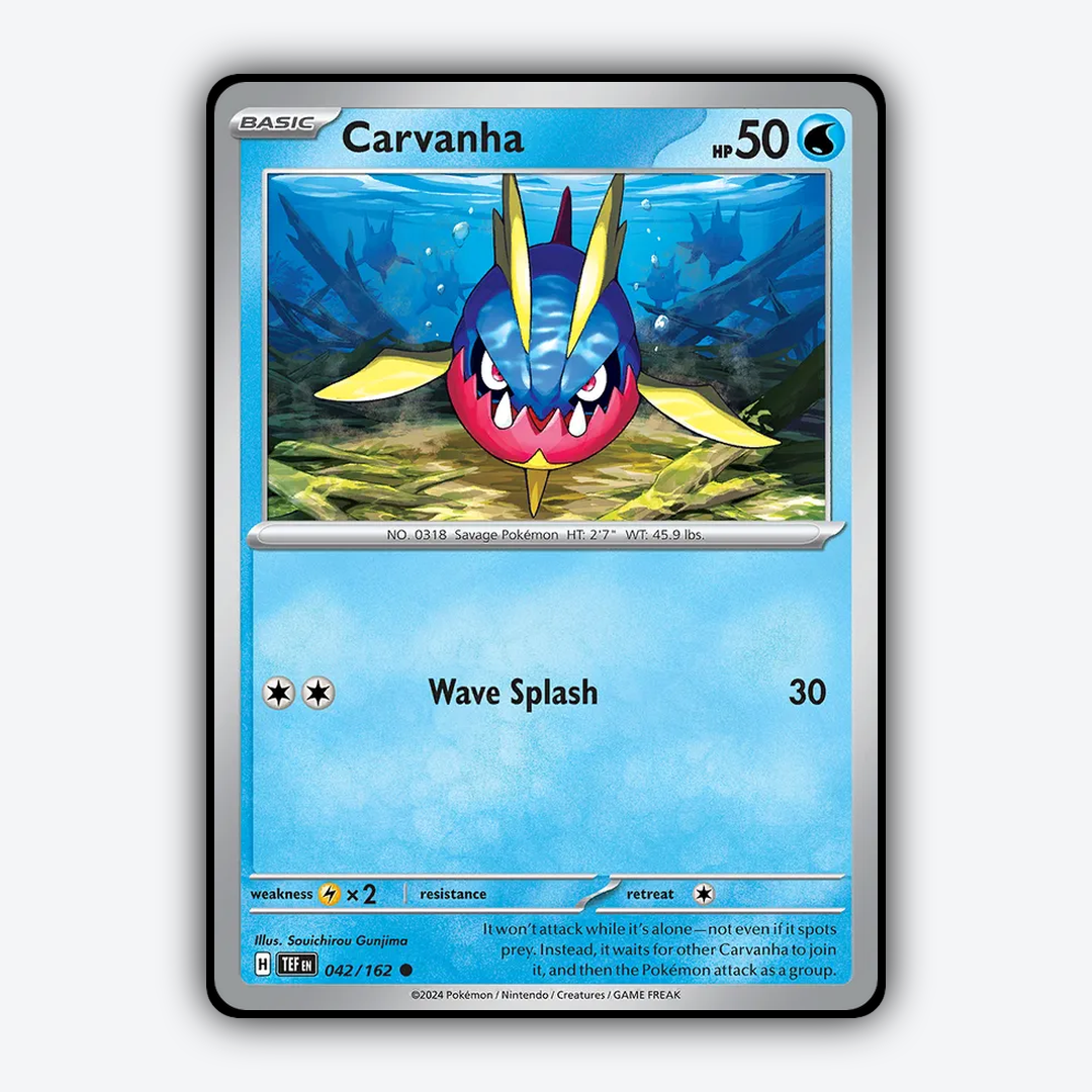 Carvanha 042/162 - Temporal Forces Set - Card Rug