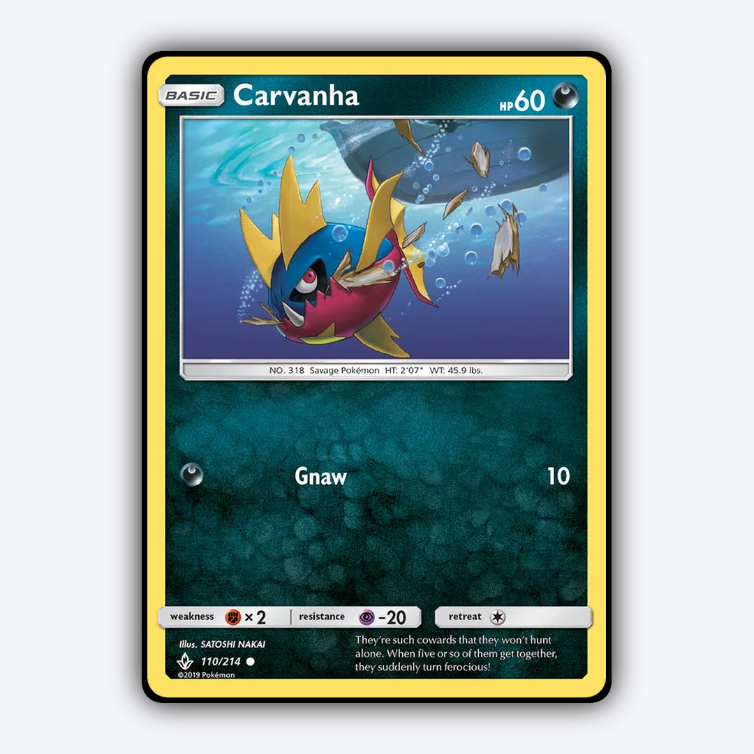 Carvanha 110/214 - Unbroken Bonds Set - Card Rug