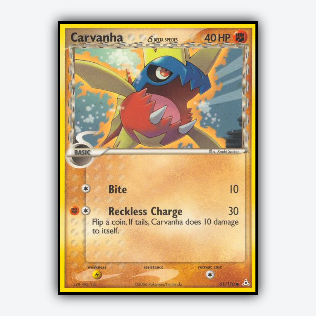 Carvanha δ 061/110 - Holon Phantoms Set - Card Rug