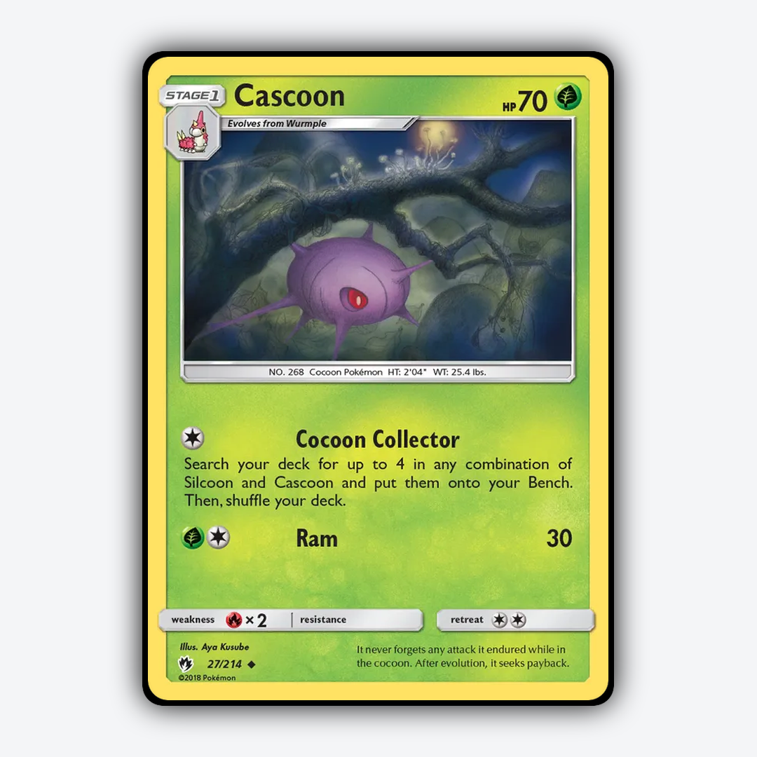 Cascoon 027/214 - Lost Thunder Set - Card Rug