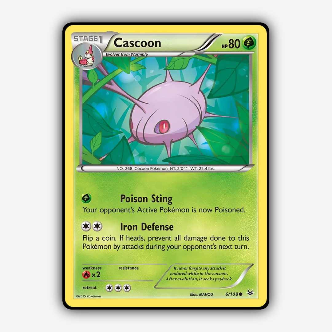 Cascoon 006/108 - Roaring Skies Set - Card Rug