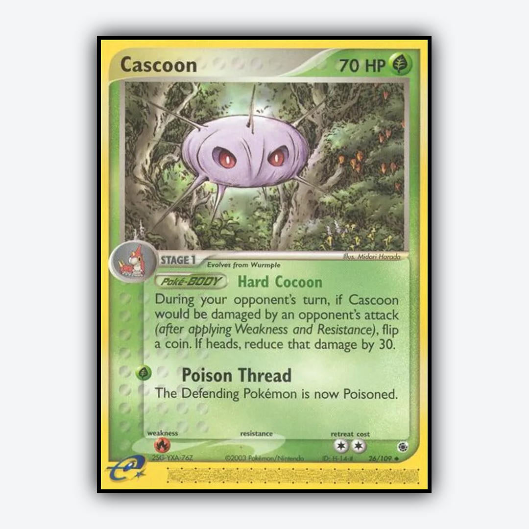 Cascoon 026/109 - Ruby & Sapphire Set - Card Rug