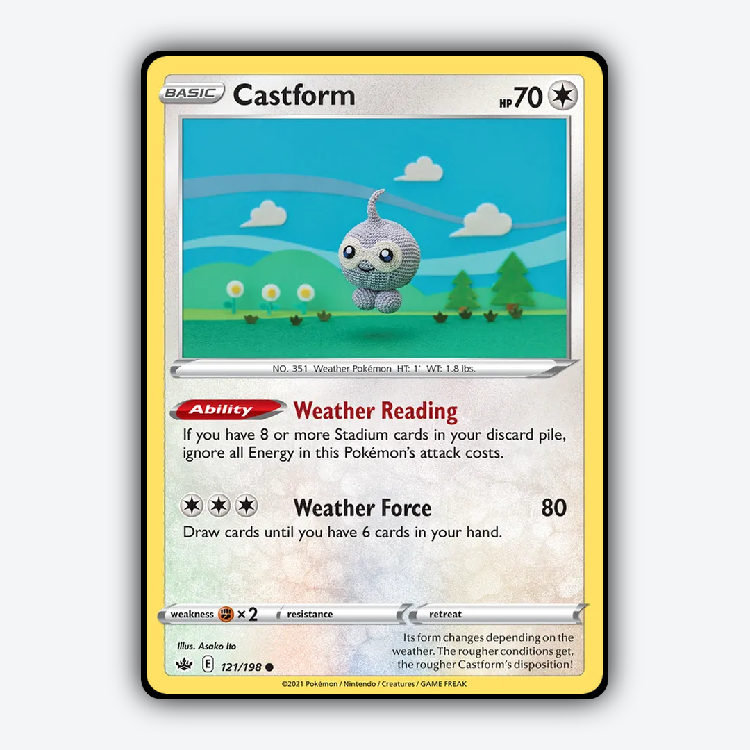 Castform 121/198 - Chilling Reign Set - Card Rug