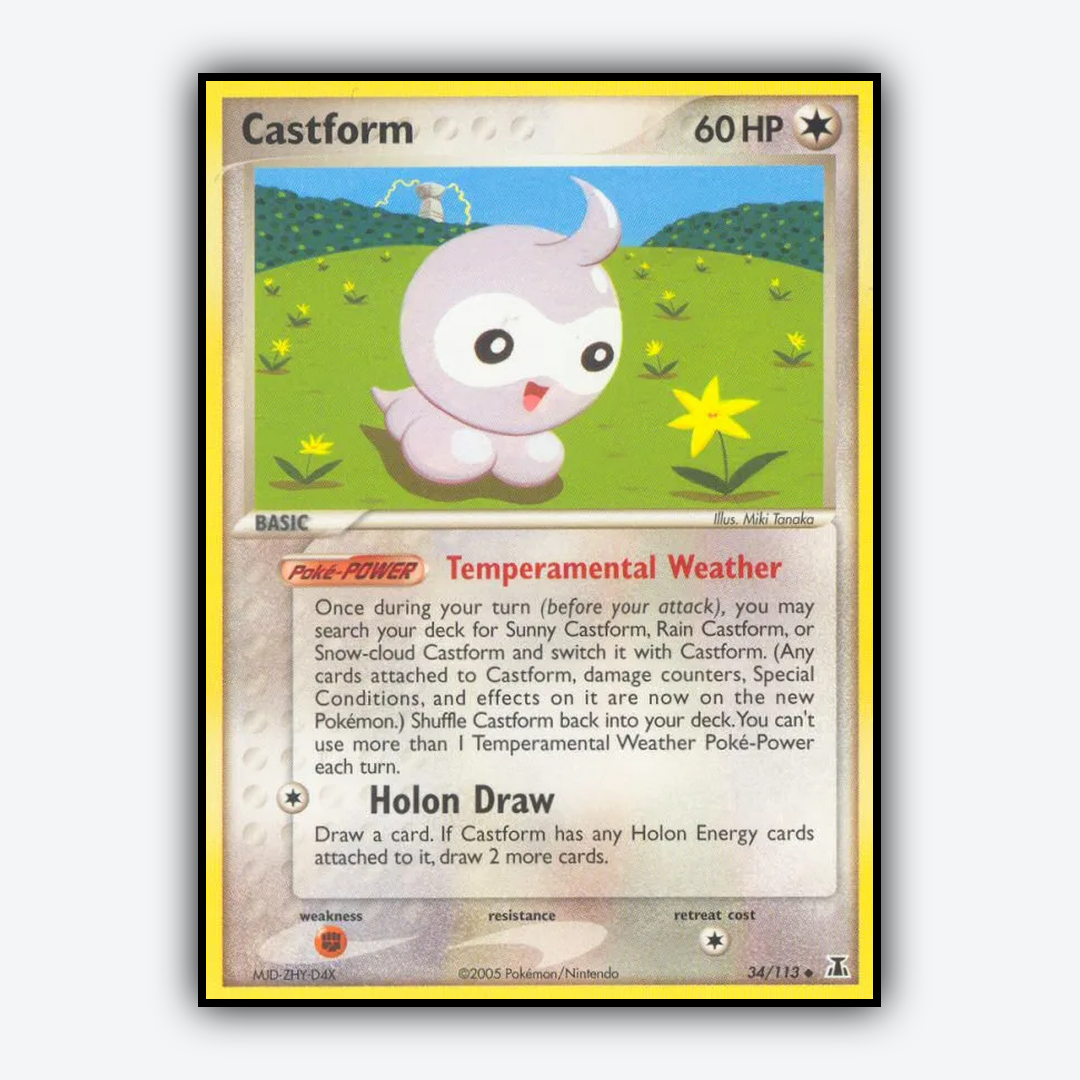 Castform 034/113 - Delta Species Set - Card Rug