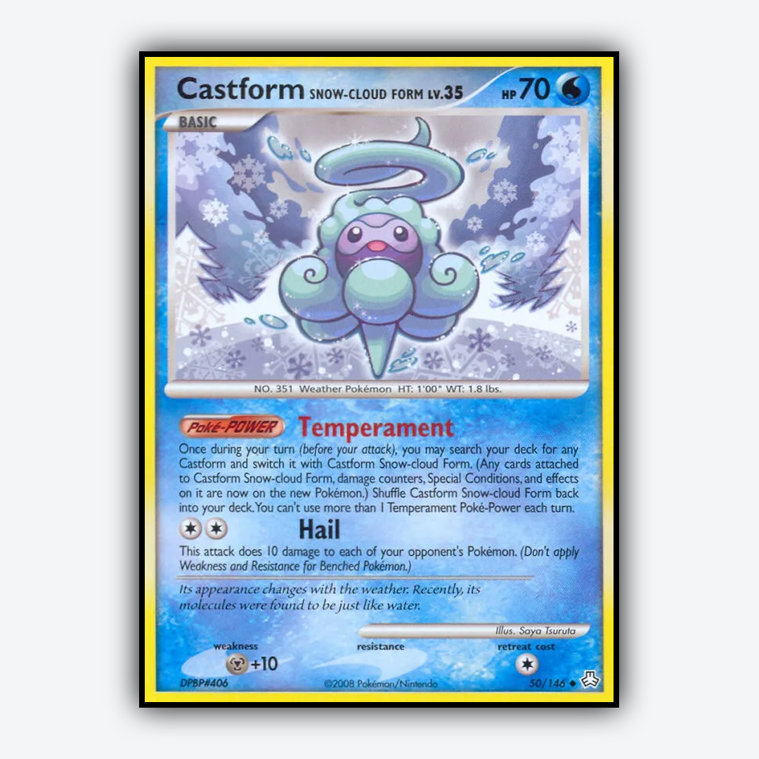Castform Snow-Cloud Form 050/146 - Legends Awakened Set - Card Rug