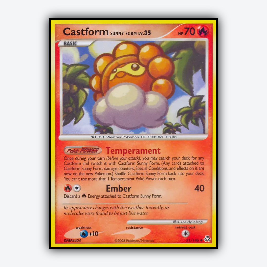 Castform Sunny Form 051/146 - Legends Awakened Set - Card Rug
