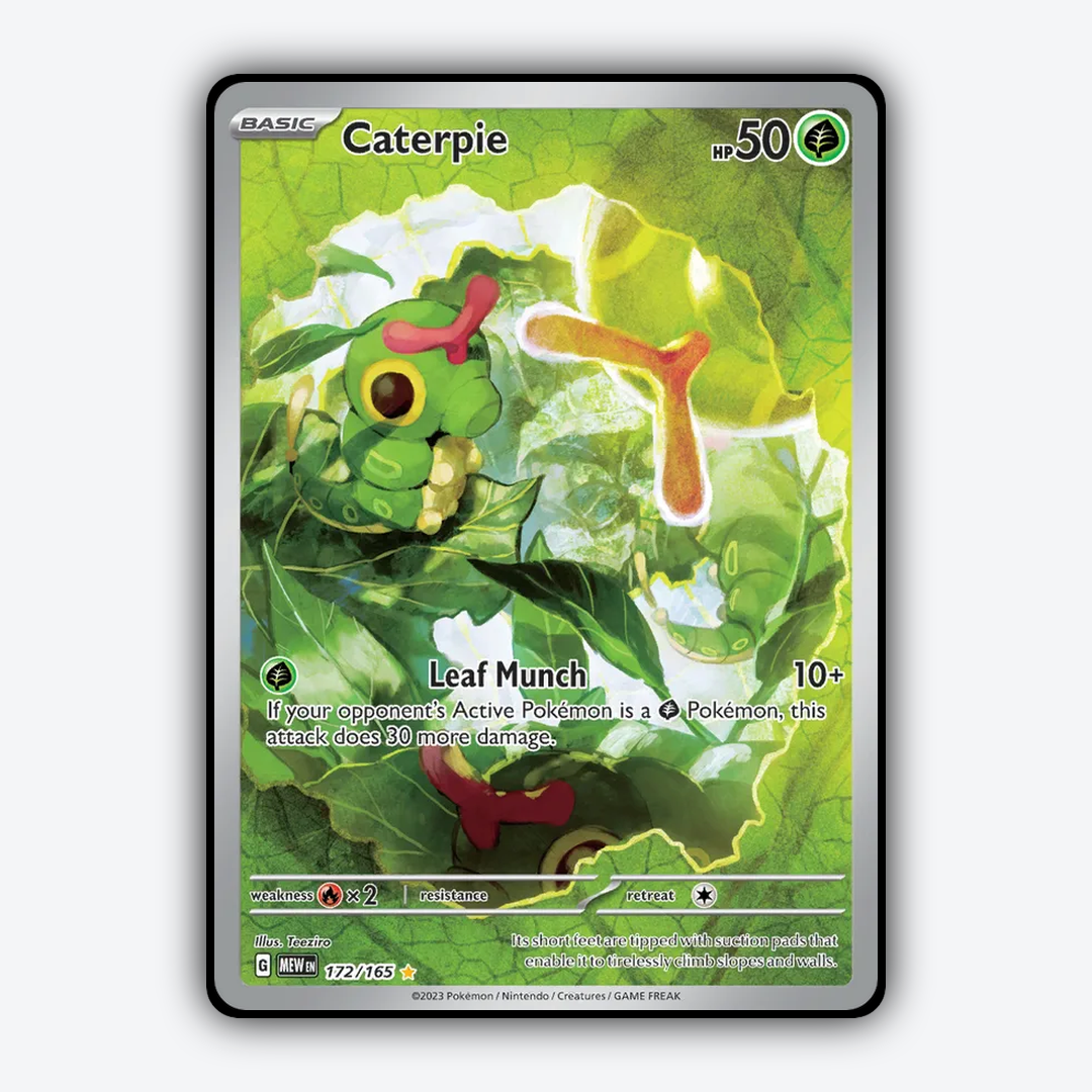 Caterpie #172 - 151 Set - Card Rug