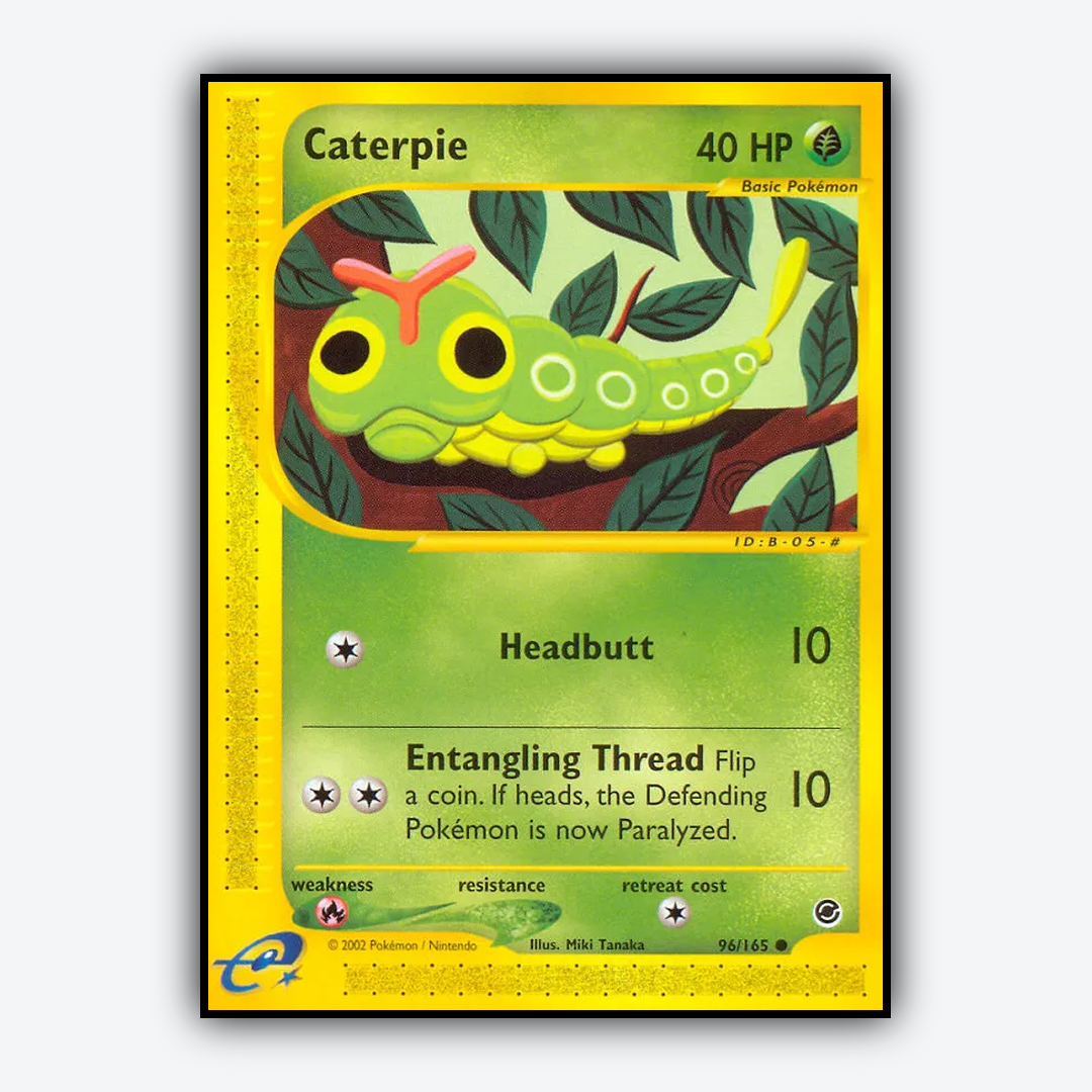 Caterpie 096/165 - Expedition Base Set - Card Rug