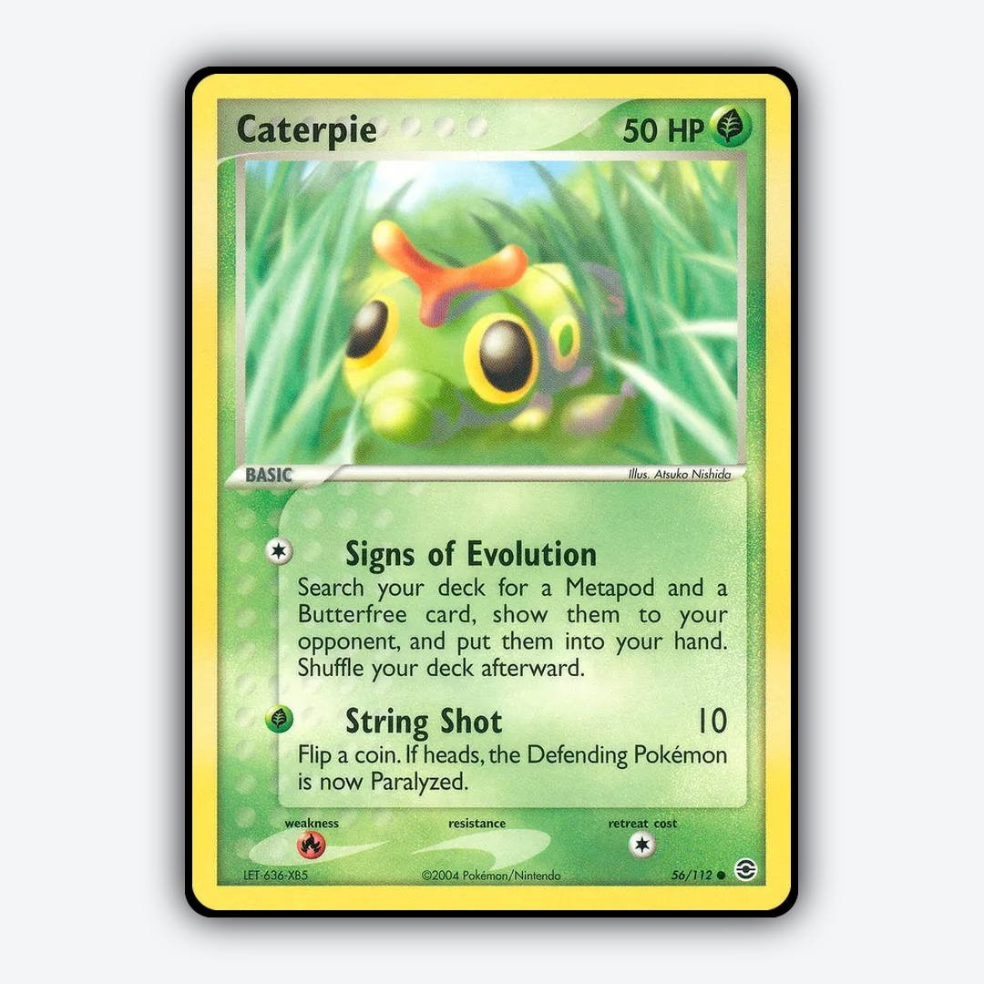 Caterpie 056/112 - FireRed & LeafGreen Set - Card Rug