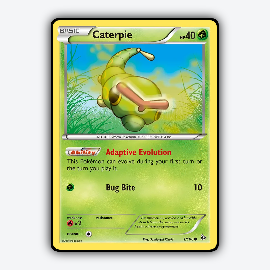 Caterpie 001/106 - Flashfire Set - Card Rug