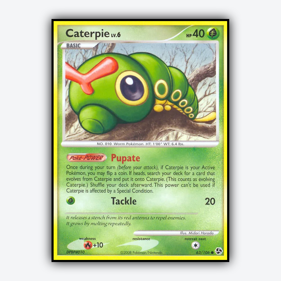 Caterpie 063/106 - Great Encounters Set - Card Rug