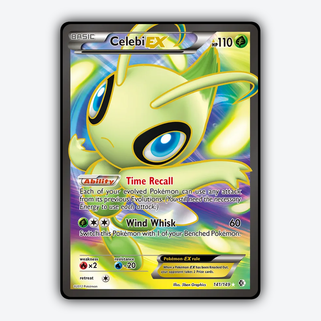 Celebi-EX 141/149 - Boundaries Crossed Set - Card Rug