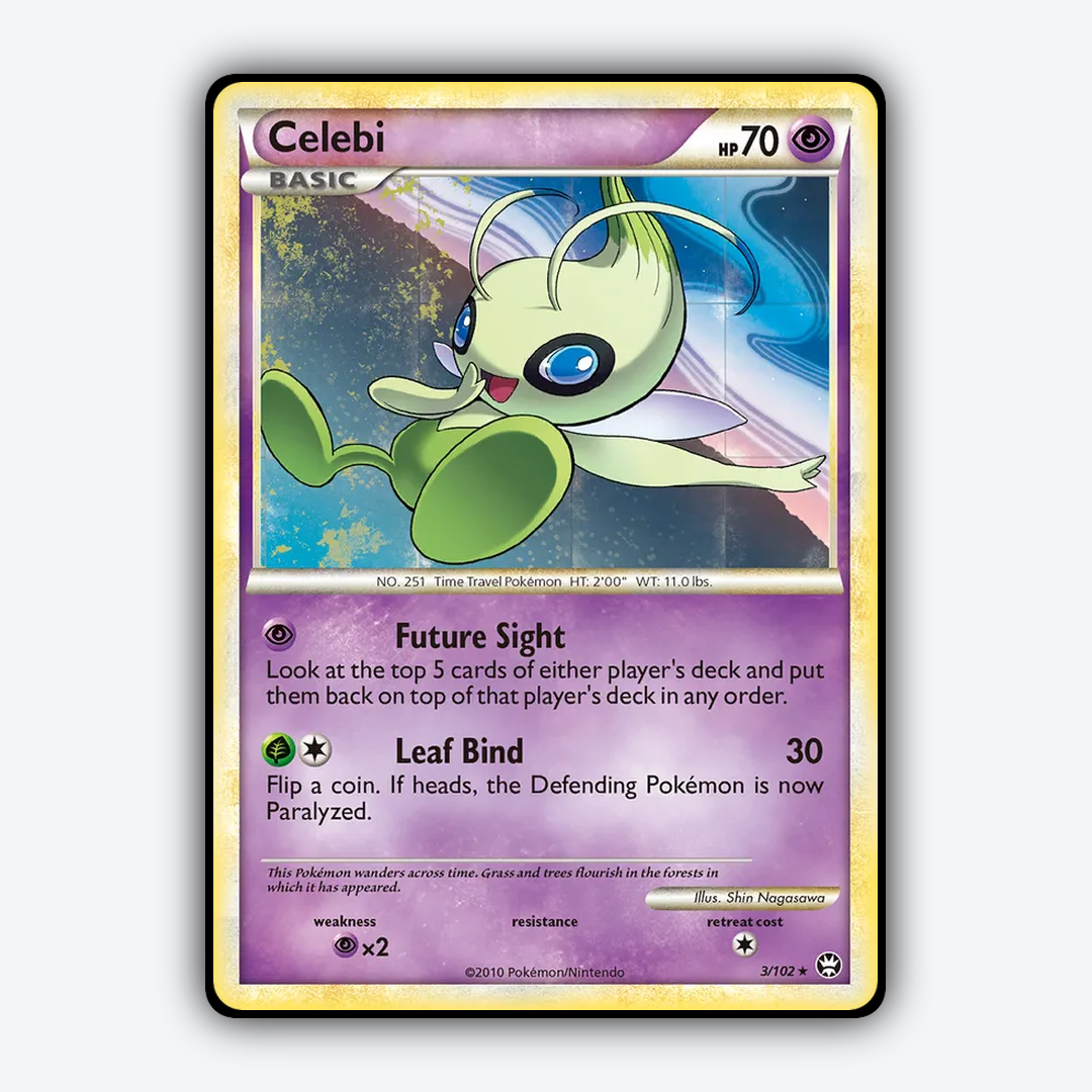 Celebi 003/102 - HS—Triumphant Set - Card Rug