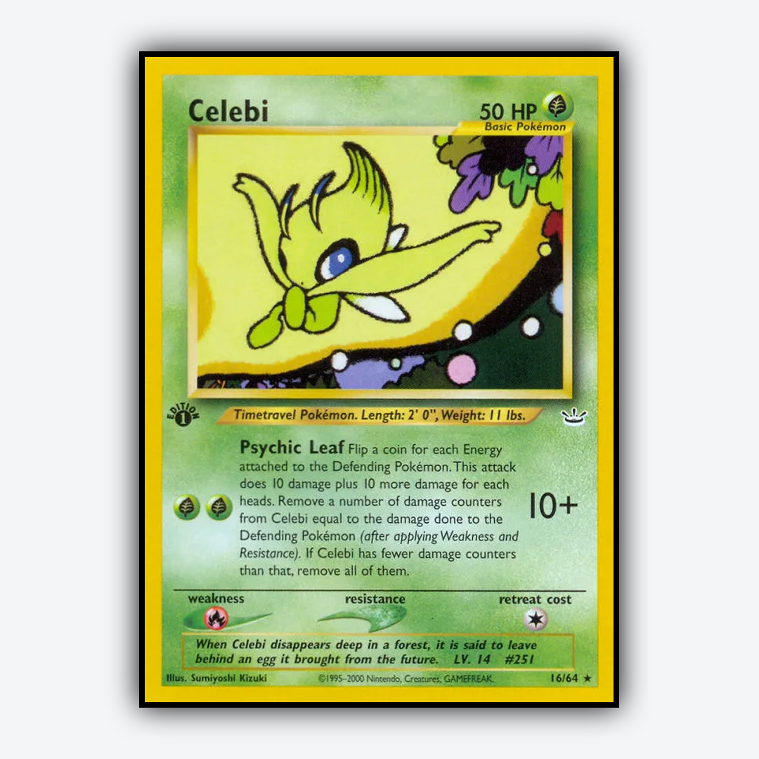 Celebi 016/64 - Neo Revelation Set - Card Rug