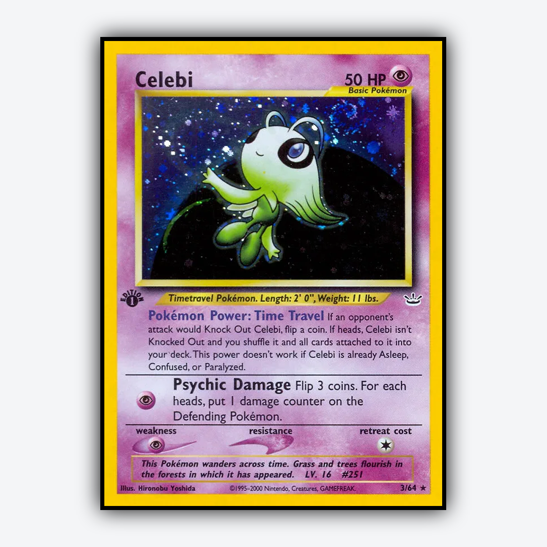 Celebi 003/64 - Neo Revelation Set - Card Rug