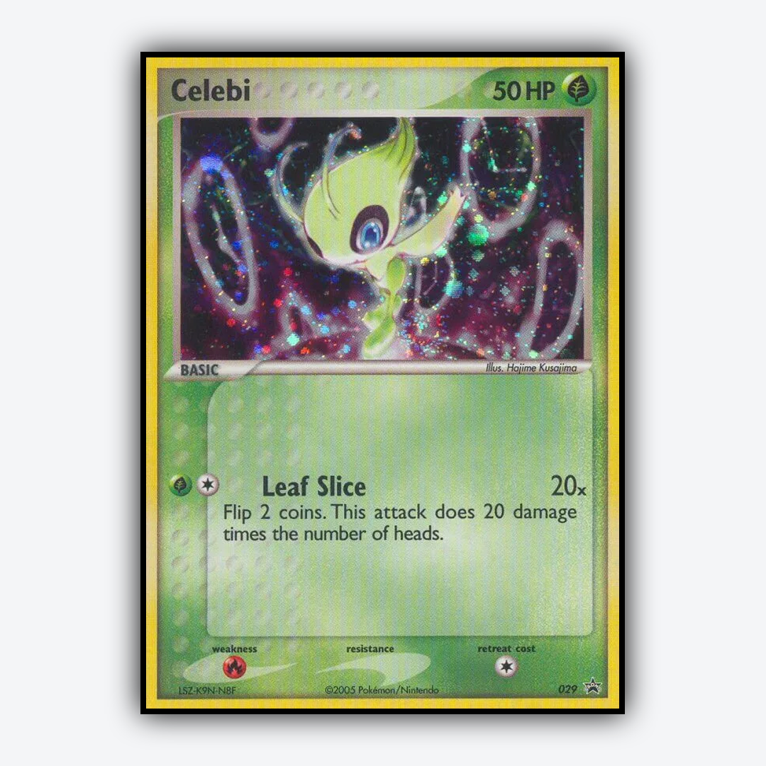 Celebi #29 - Nintendo Black Star Promos Set - Card Rug