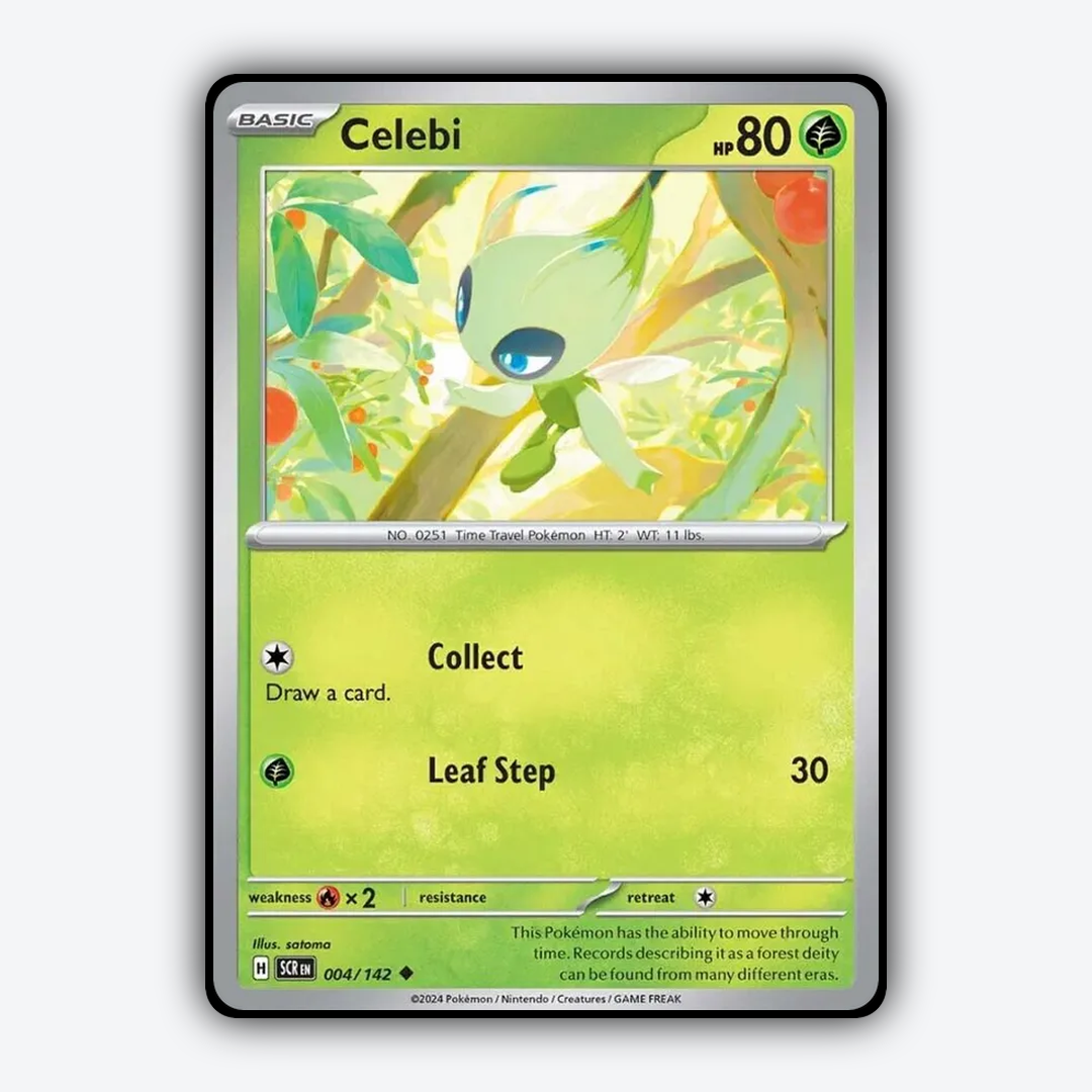Celebi 004/142 - Stellar Crown Set - Card Rug