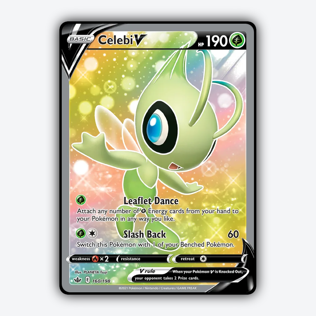 Celebi V 160/198 - Chilling Reign Set - Card Rug