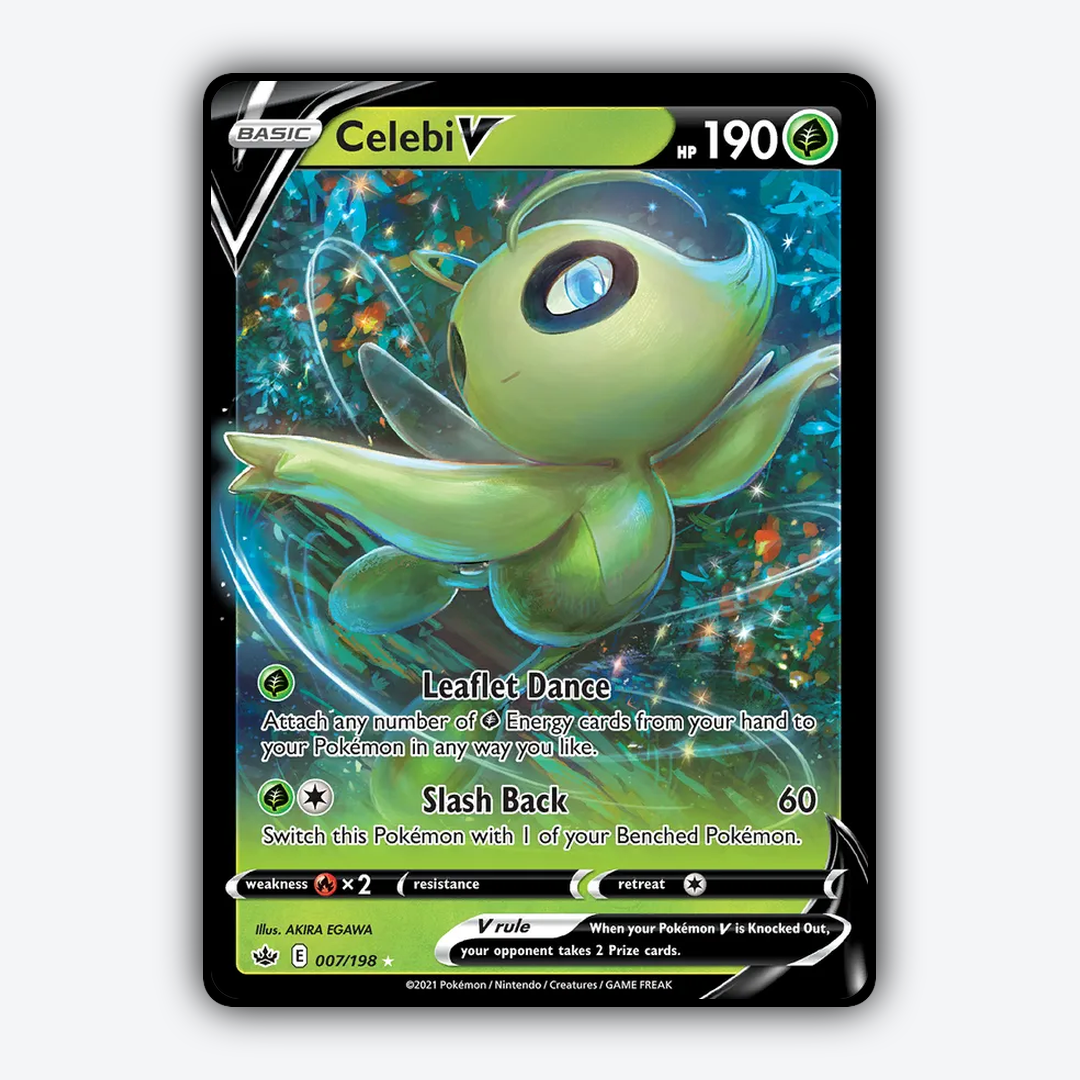 Celebi V 007/198 - Chilling Reign Set - Card Rug