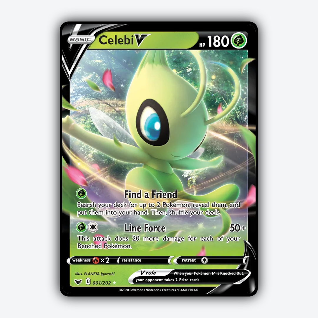 Celebi V 001/202 - Sword & Shield Set - Card Rug
