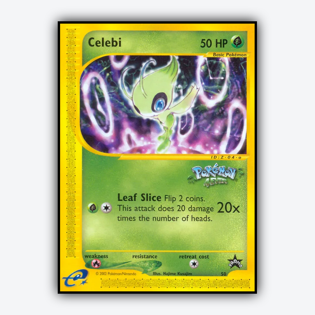 Celebi #50 - Wizards Black Star Promos Set - Card Rug