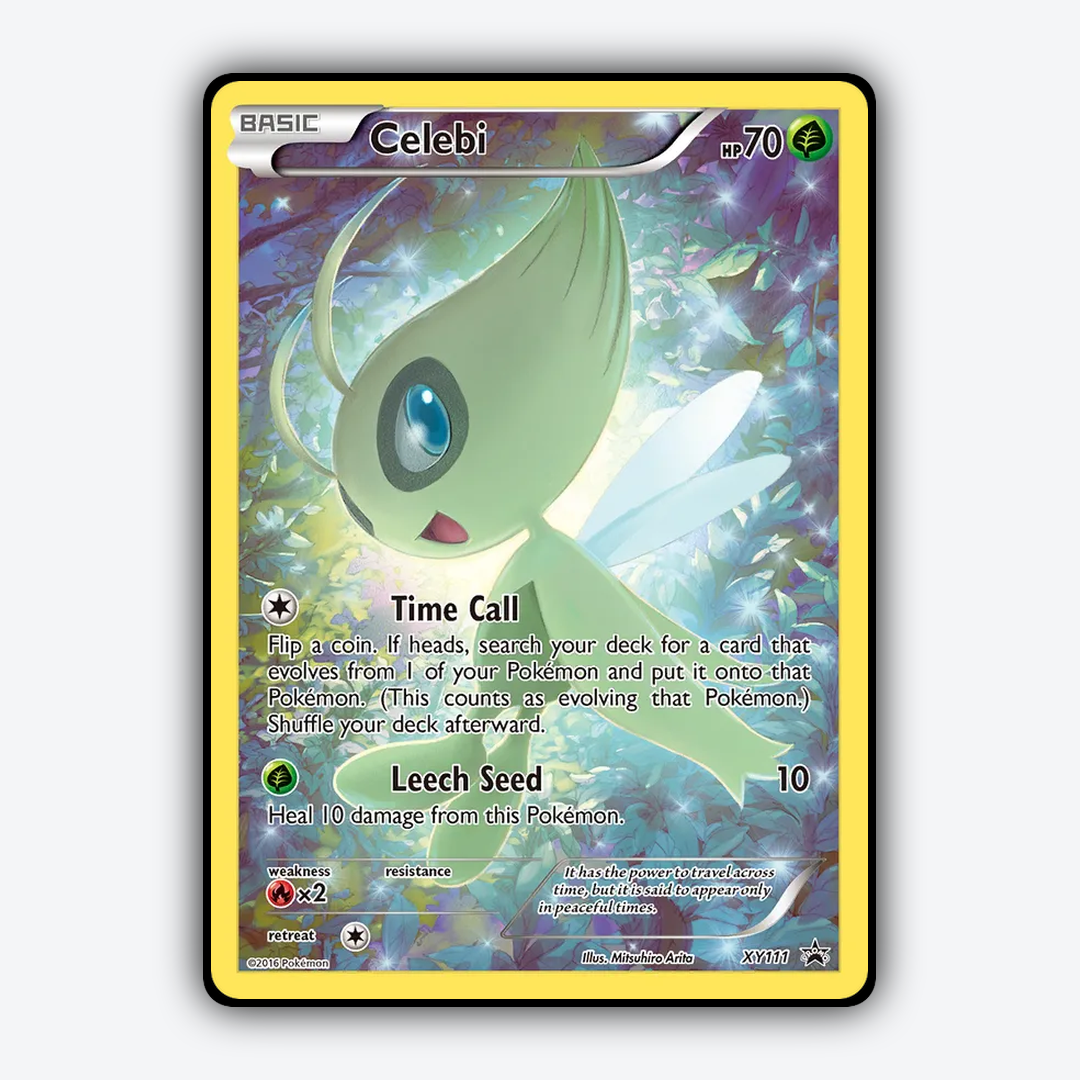 Celebi #111 - XY Black Star Promos Set - Card Rug