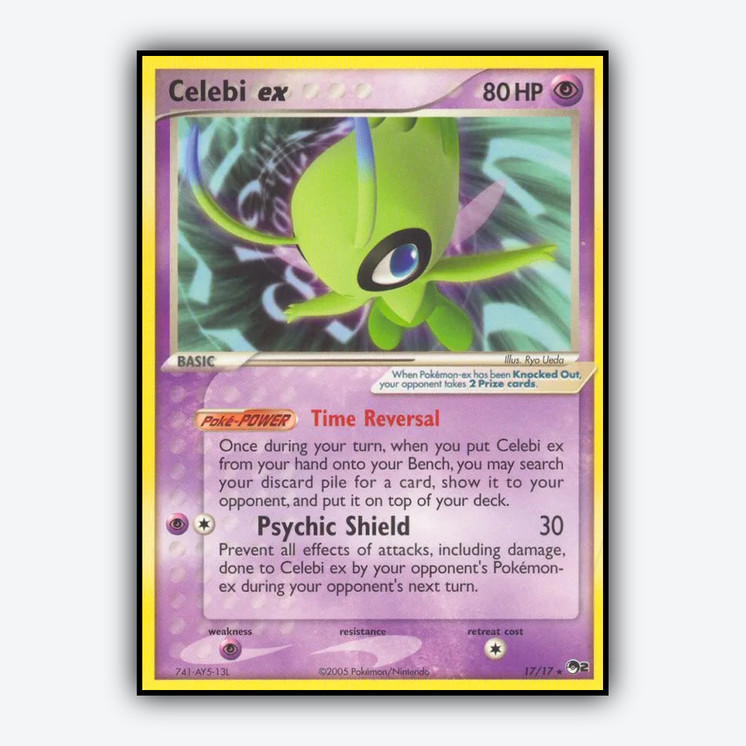 Celebi ex 017/17 - POP Series 2 Set - Card Rug