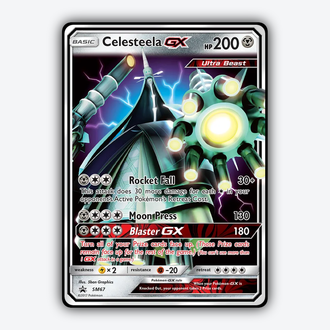 Celesteela-GX #67 - SM Black Star Promos Set - Card Rug